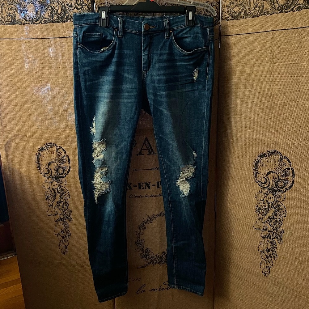Blank NYC distressed jeans size 30 skinny classique - Picture 3 of 8